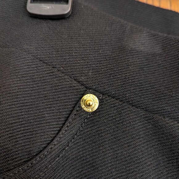 Michael Kors Stretch Jeggings Black with Gold Tone Accents-Size 1X - Picture 2 of 6